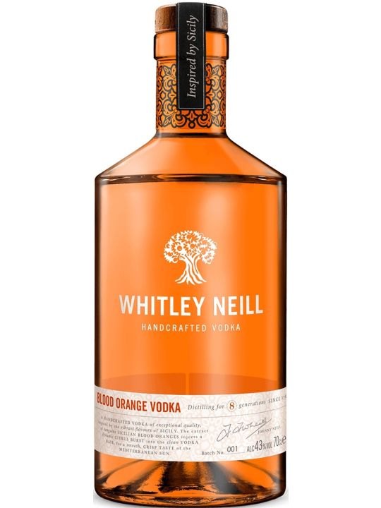 Whitley Neill Blood Orange Vodka 43% Miniaturi 0.20L
