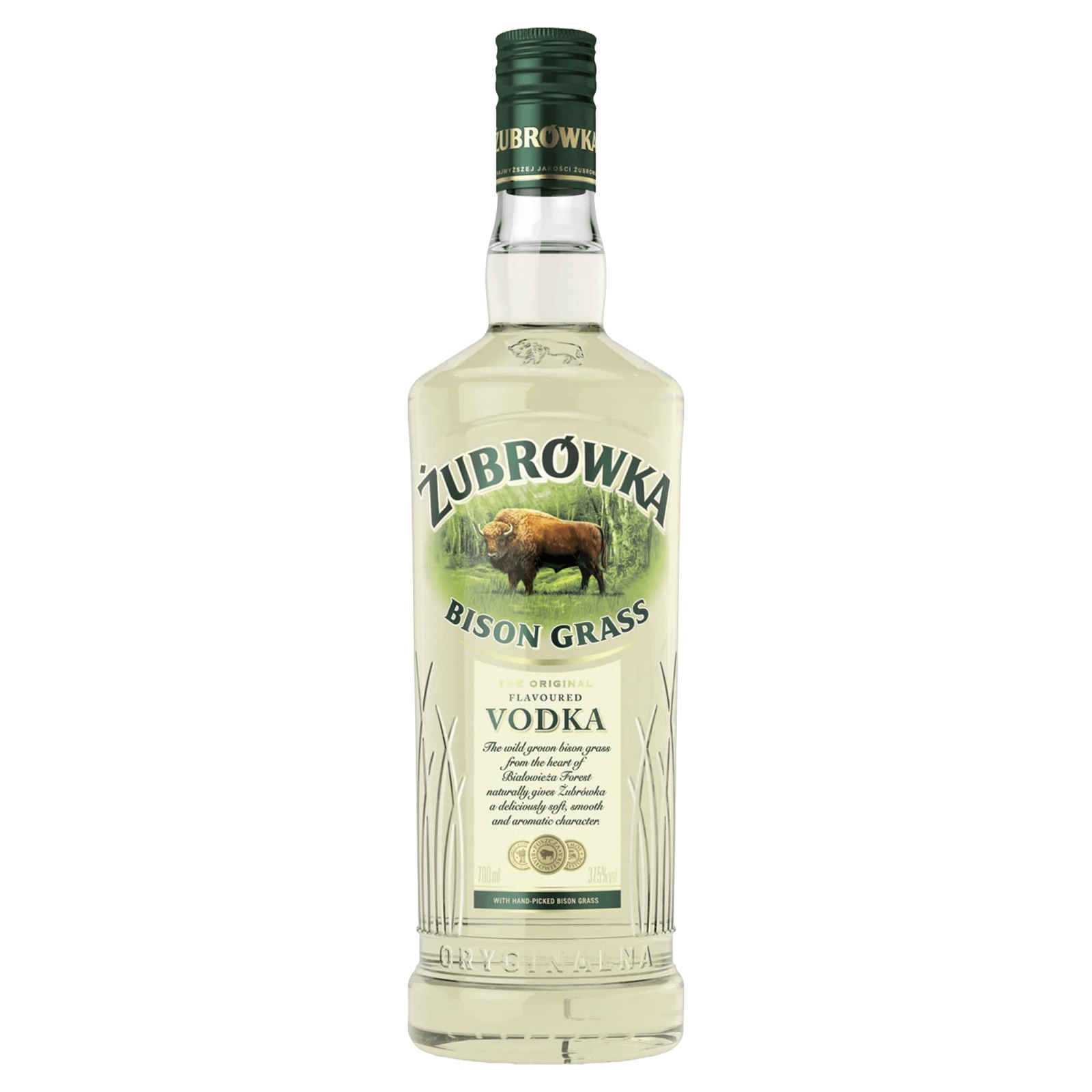 Zubrowka Bison Grass Vodka 37.5% 0.7L