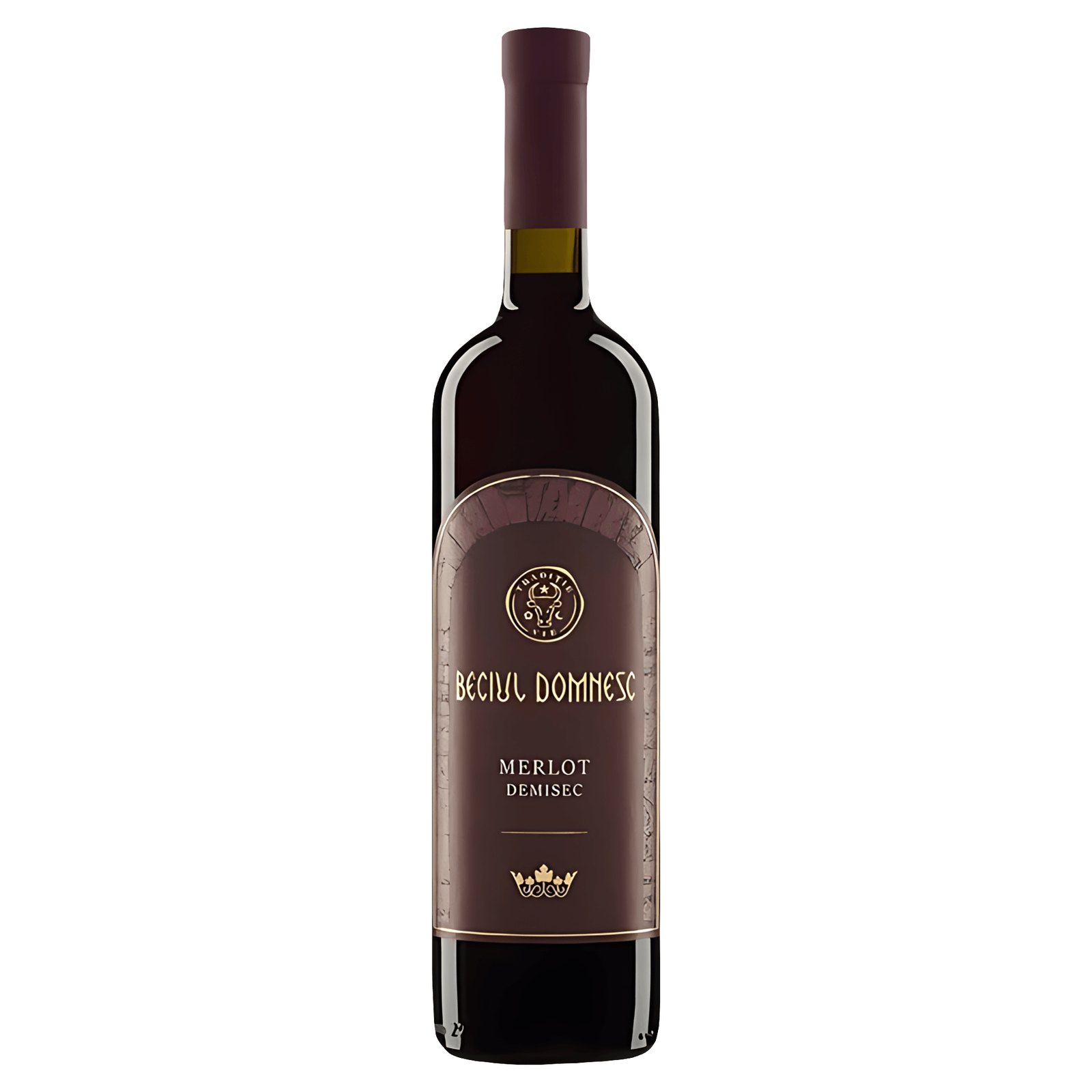Beciul Domnesc Merlot Demisec 0.75L