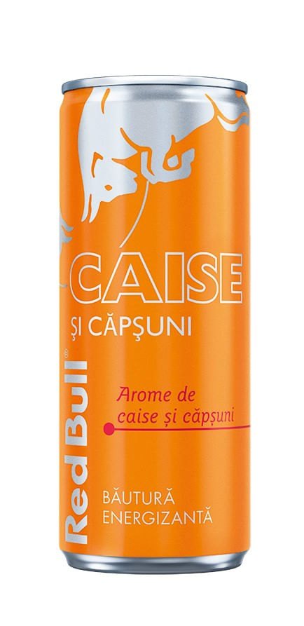 Red Bull Caise Si Capsuni 0.25L