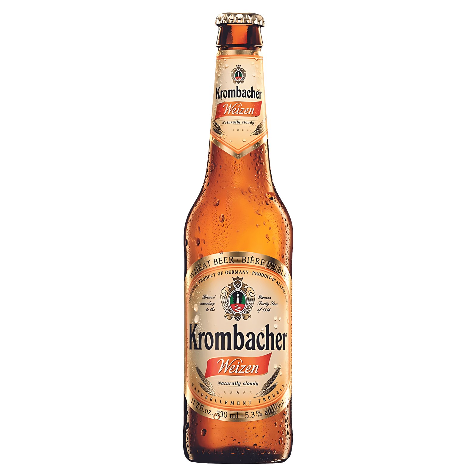 Bere Krombacher Weizen 5.3% Sticla 0.5 L