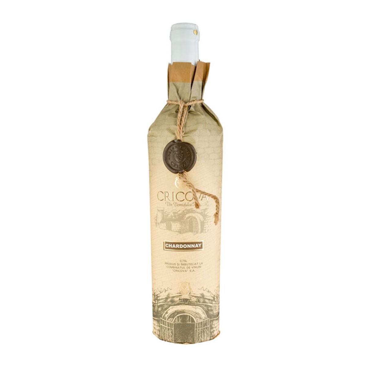 Cricova Hartie Chardonnay Demidulce 0.75L