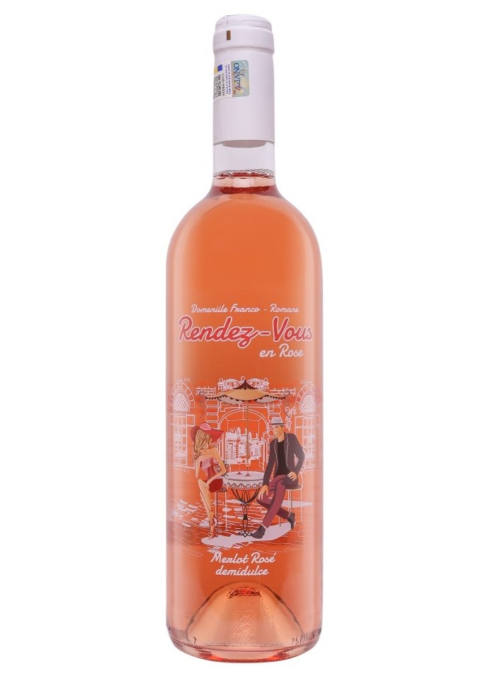 Dom.Franco Rendez-Vous Roze Pinot Noir-Merlot Demisec 0.75L