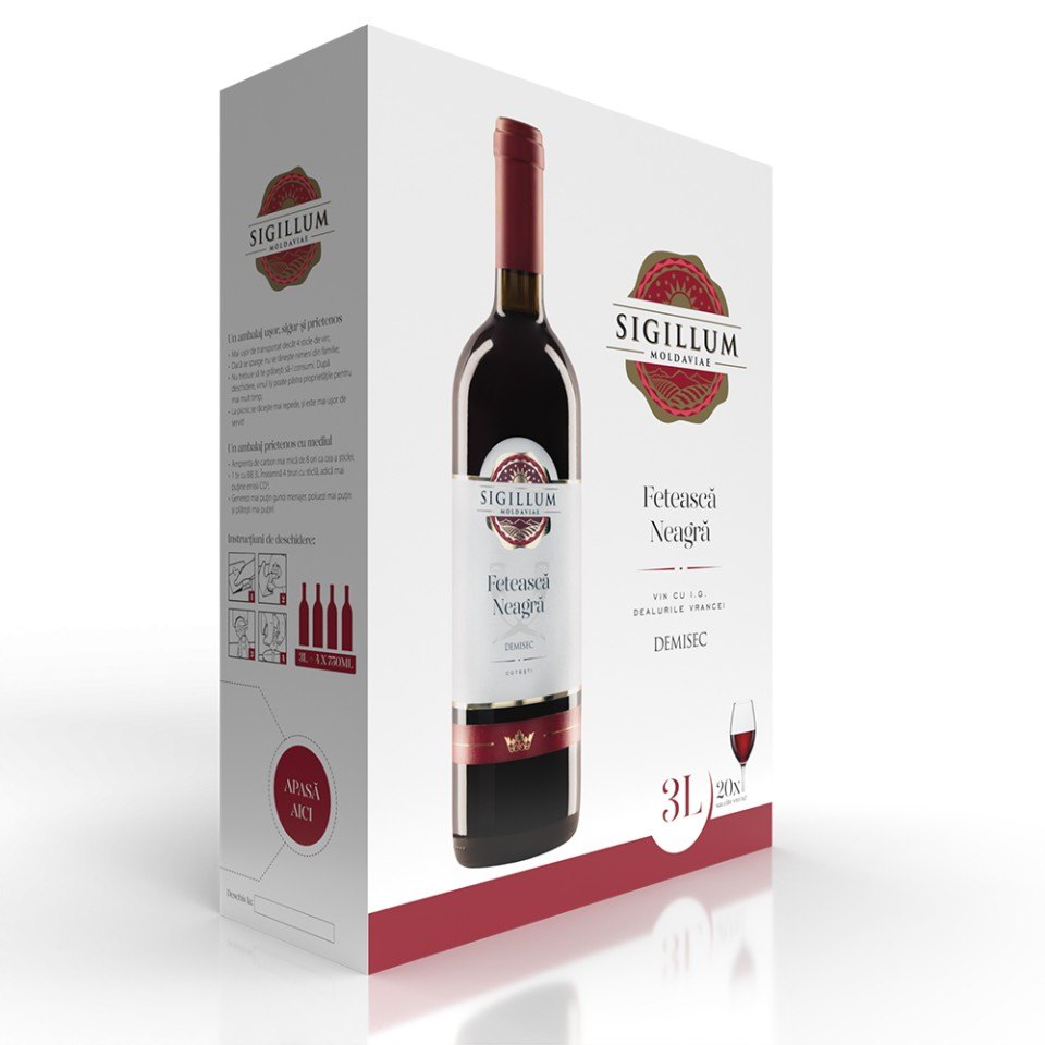 Beciul Domnesc Bib 3L Sigillum Moldaviae Feteasca Neagra Demisec