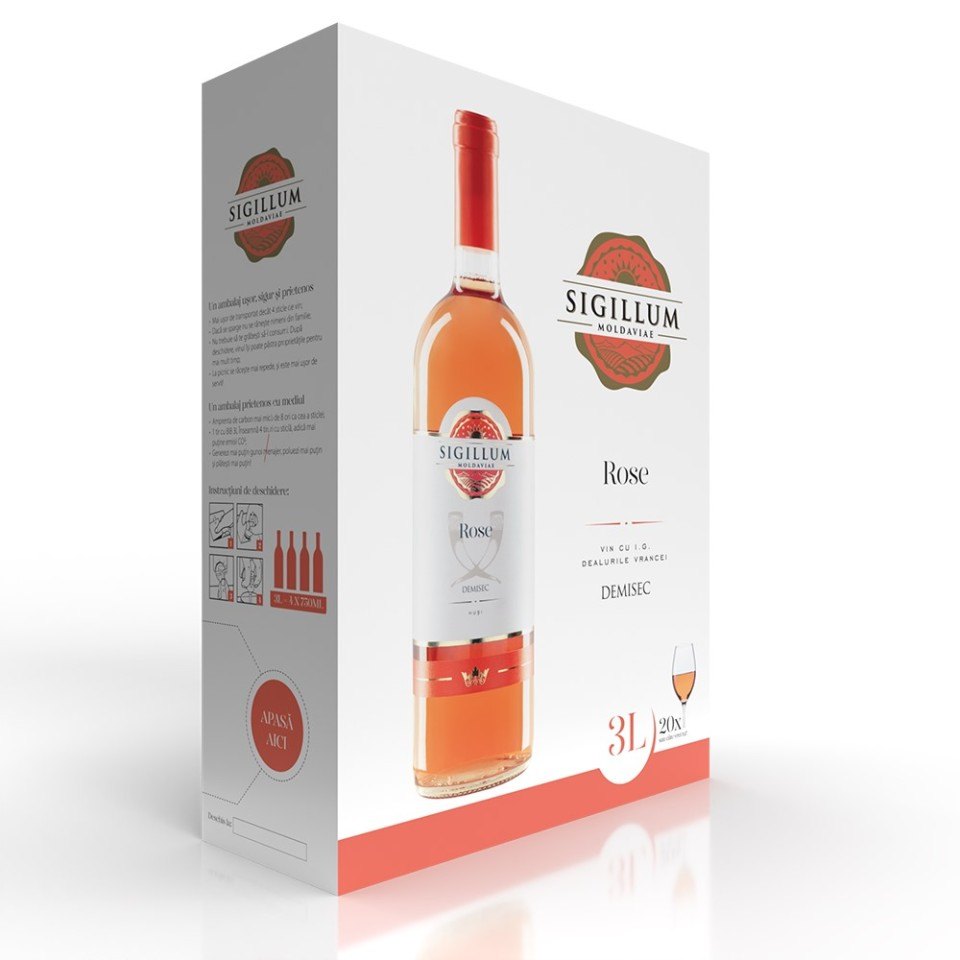 Beciul Domnesc Bib Sigiullum Moldaviae Rose Demisec 3L