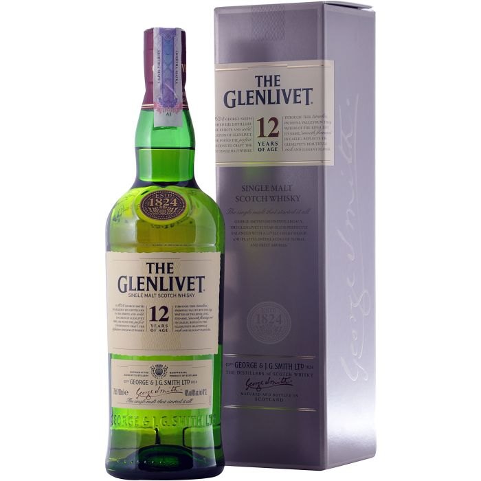 Glenlivet 12 Yo 40% 0.70L Gift Box