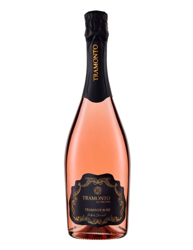 Cricova Spumant Tramonto Traminer Rose Demisec 0.75L