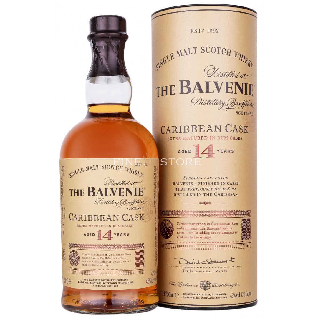 Balvenie 14 Yo Caribbean Cask 0.7L 43%