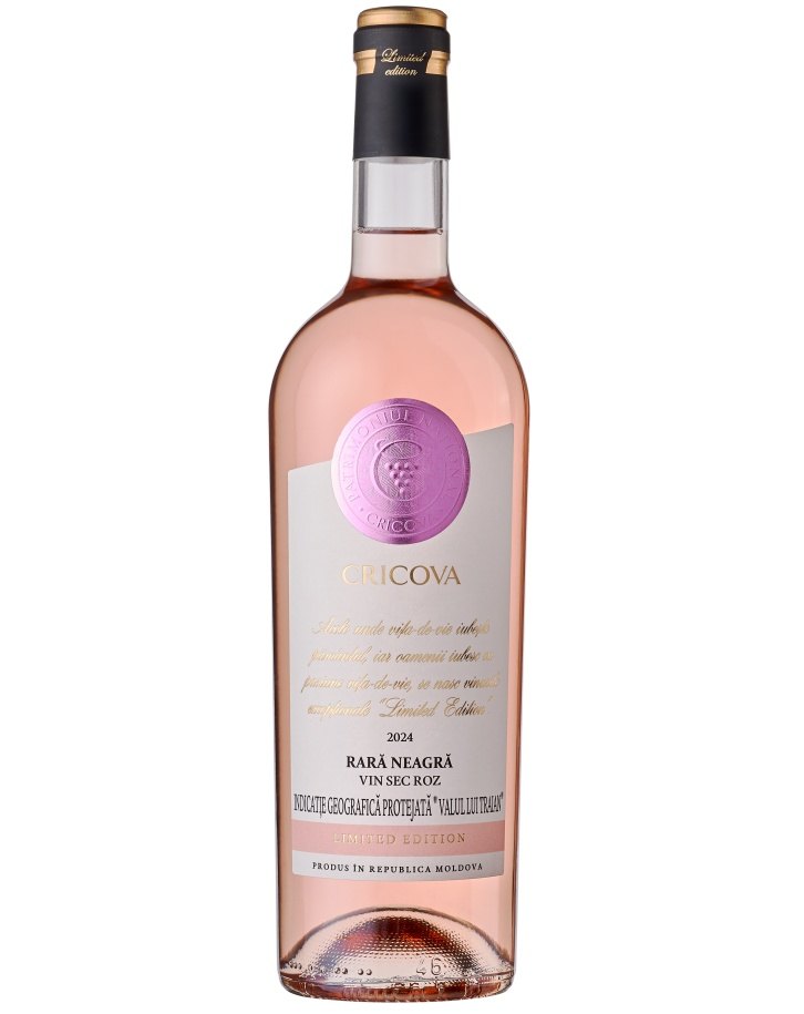 Cricova Rara Neagra Rose Editie Limitata 0.75L