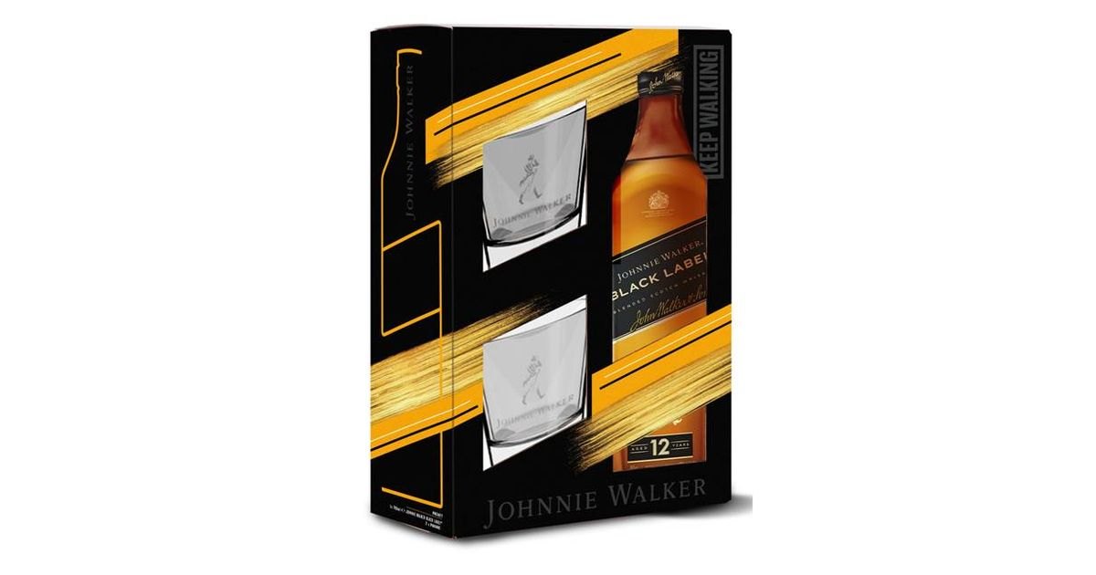 Johnnie Walker Red Label 40% 0.70L 2 Pahare
