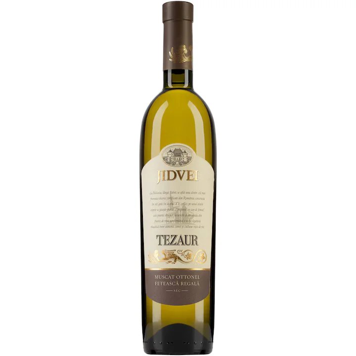 Jidvei Tezaur Muscat & Feteasca Reg. Sec 0.75L