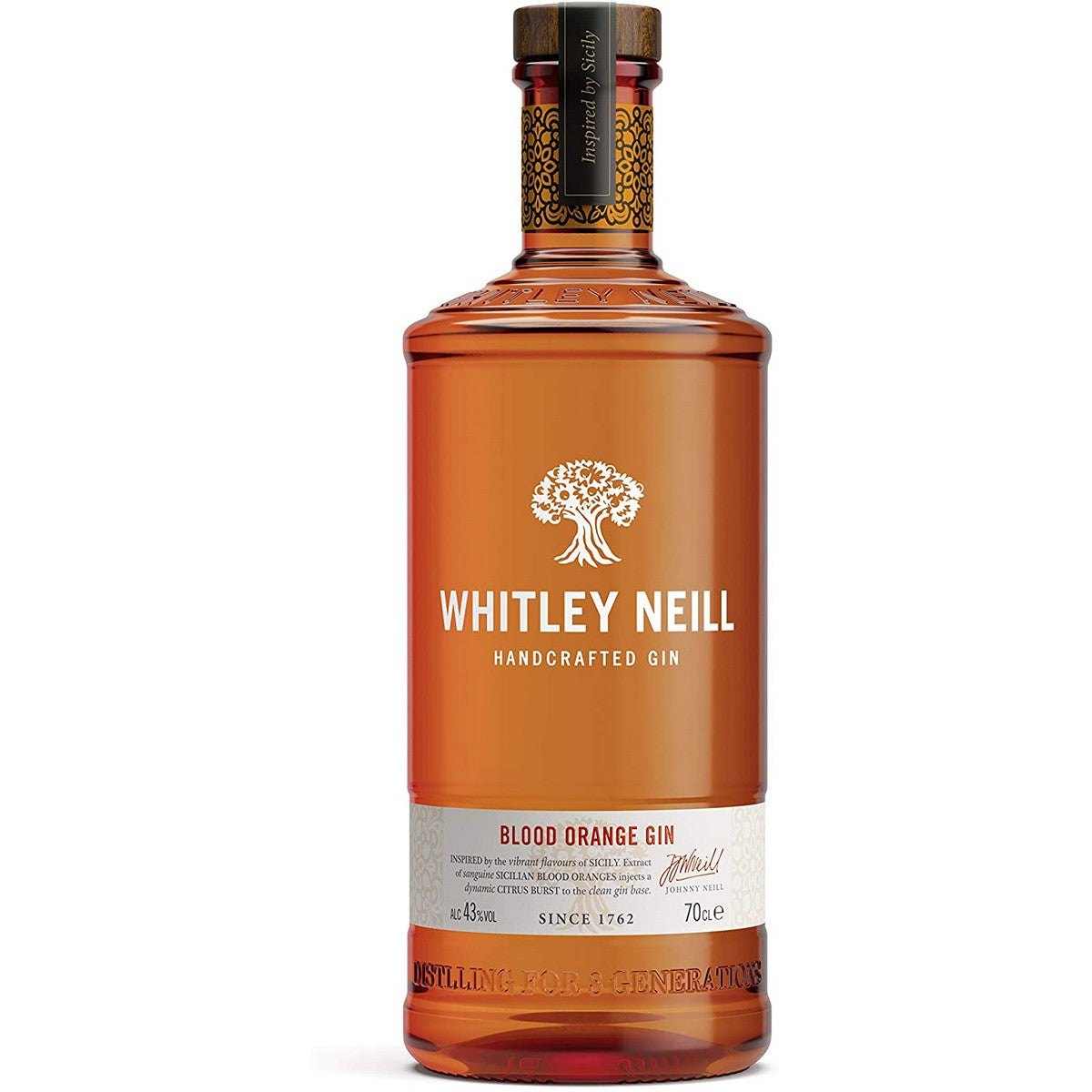 Whitley Neill Blood Orange Vodka 43% 0.70L