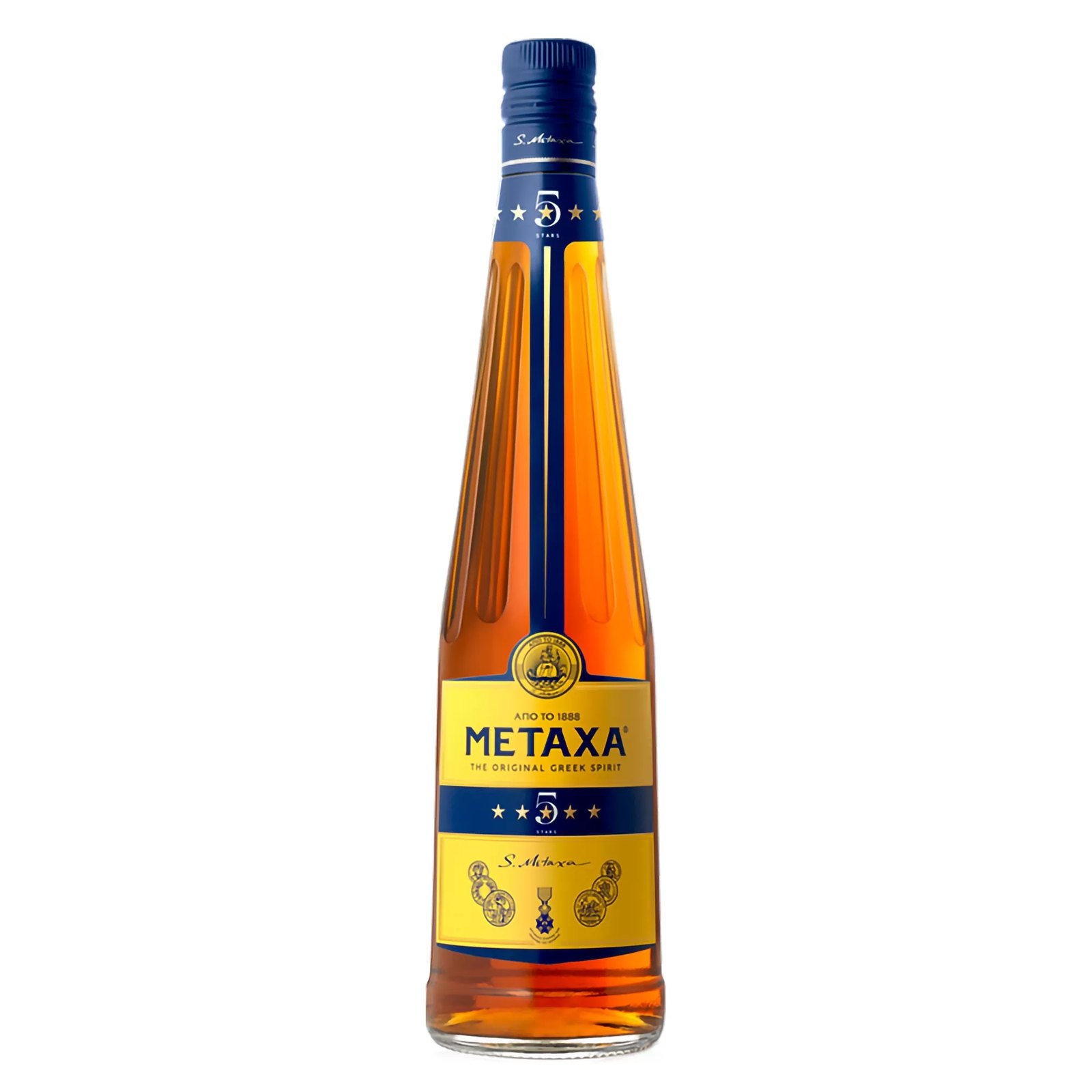 Metaxa 5* 0.5L 38%
