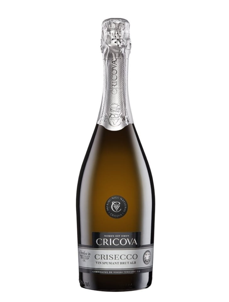 Cricova Spumant Alb Brut Crisecco 0.75L