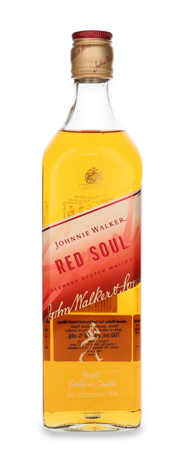 Johnnie Walker Red Soul Naked 40% 0.70L